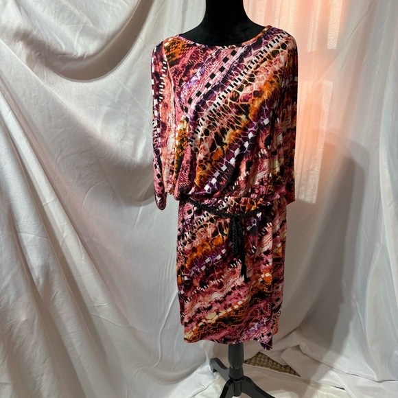 BOGO Y2K Olivia Matthew’s Multi- Color Dress Size: L NWOT - Picture 1 of 8